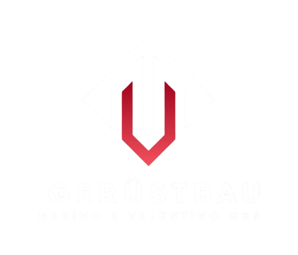 Weißes Firmenlogo von Marino und Valentino GbR